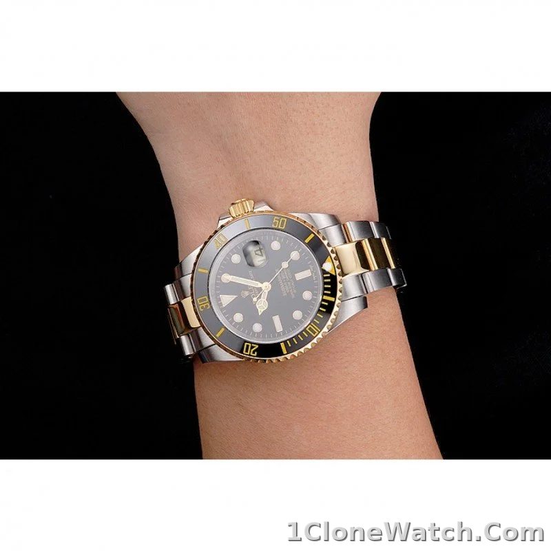 Superclone Rolex Submariner 41mm Black Dial PR16233BG - detail