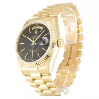 Rolex Day-Date 36mm Black Dial 18038 - view 3