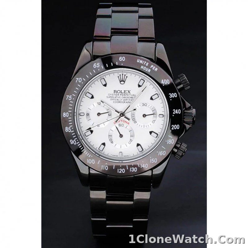 Rolex Daytona 40mm White Dial RL106 - detail