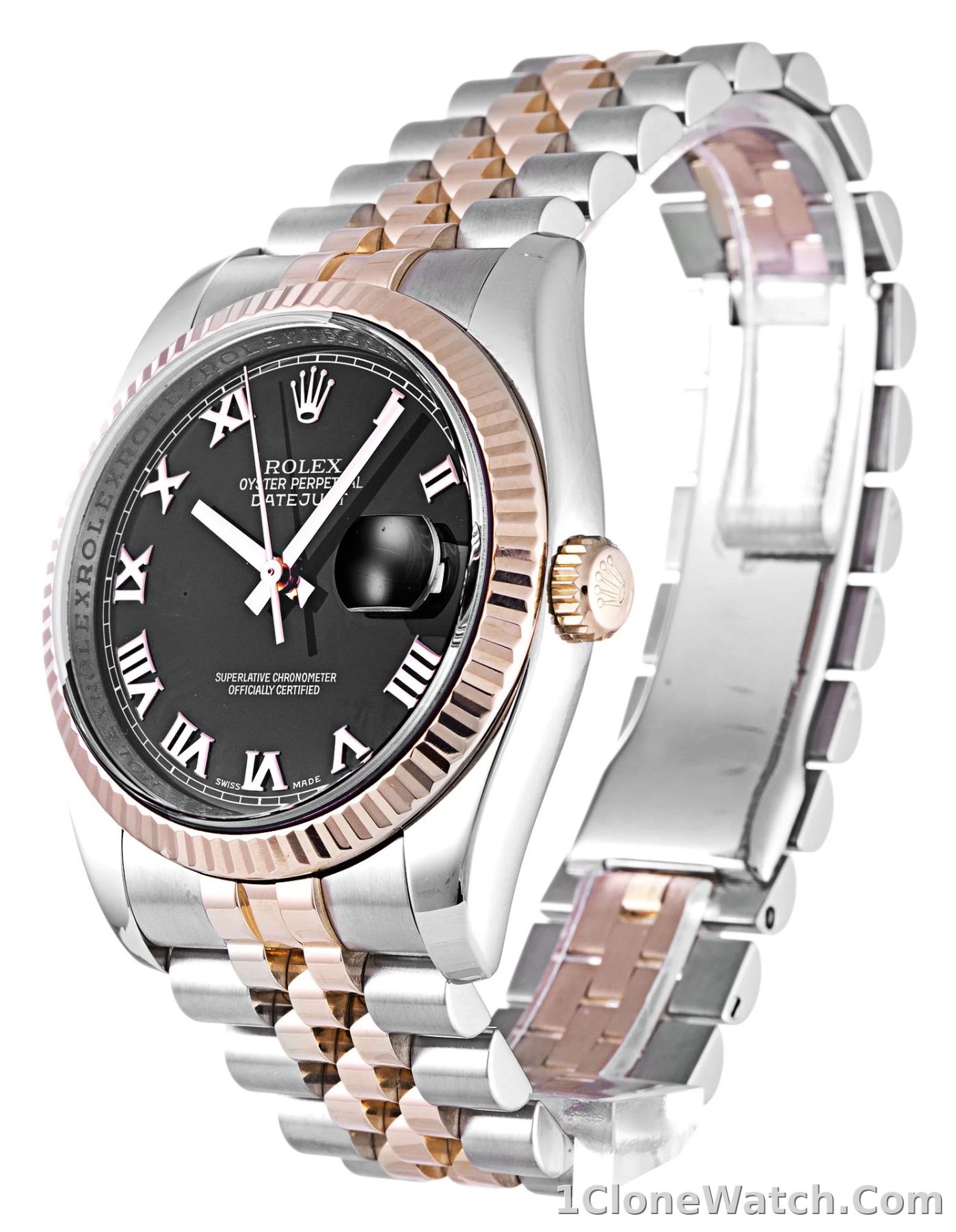Rolex Datejust 36mm Black Dial 116231 - detail
