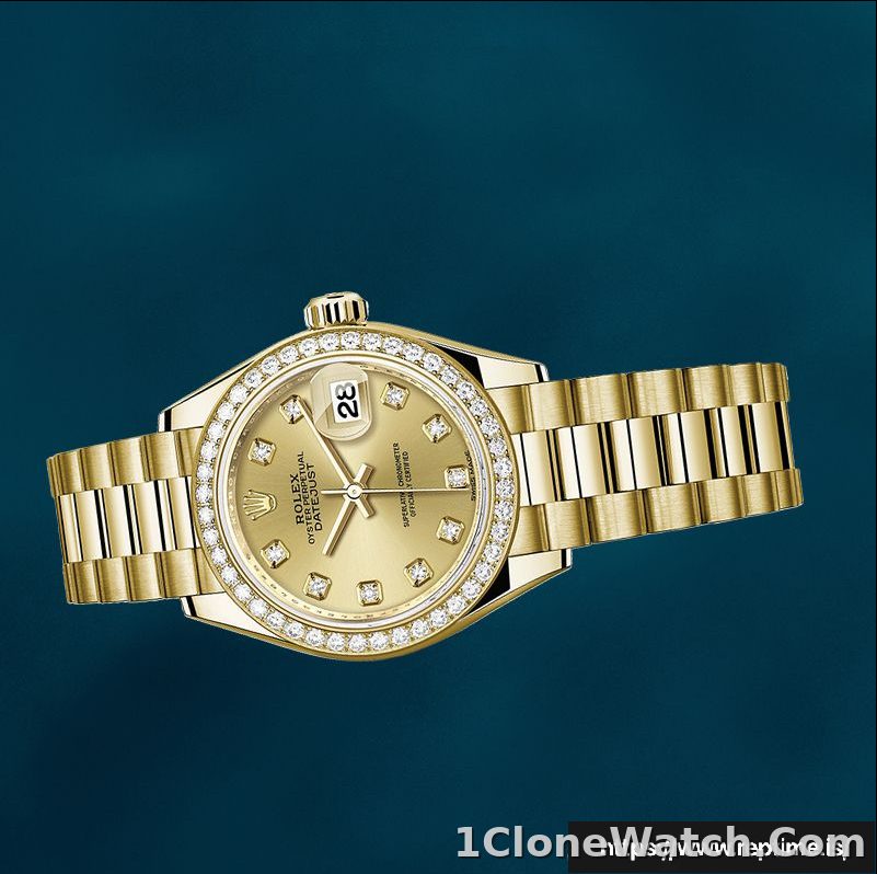 Rolex Datejust 28mm m279138rbr-0023 Ladies Watch Gold-tone - detail