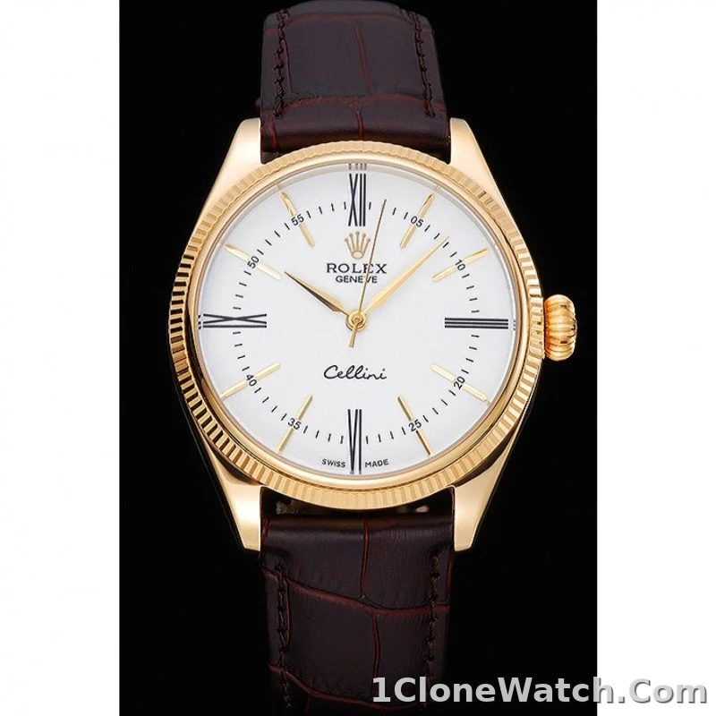 Rolex Cellini 40mm White Dial 622833 - detail