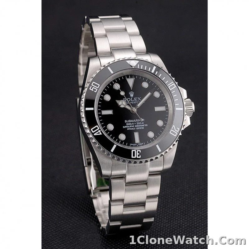 Superclone Rolex Submariner 40mm Black Dial 114060 - detail