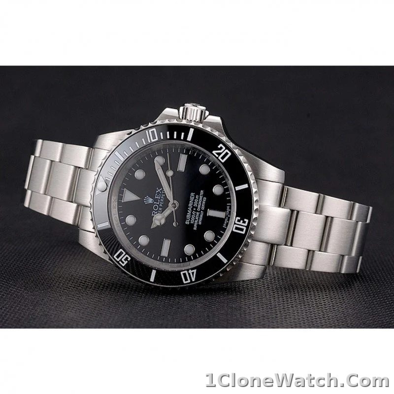 Superclone Rolex Submariner 40mm Black Dial 114060 - detail