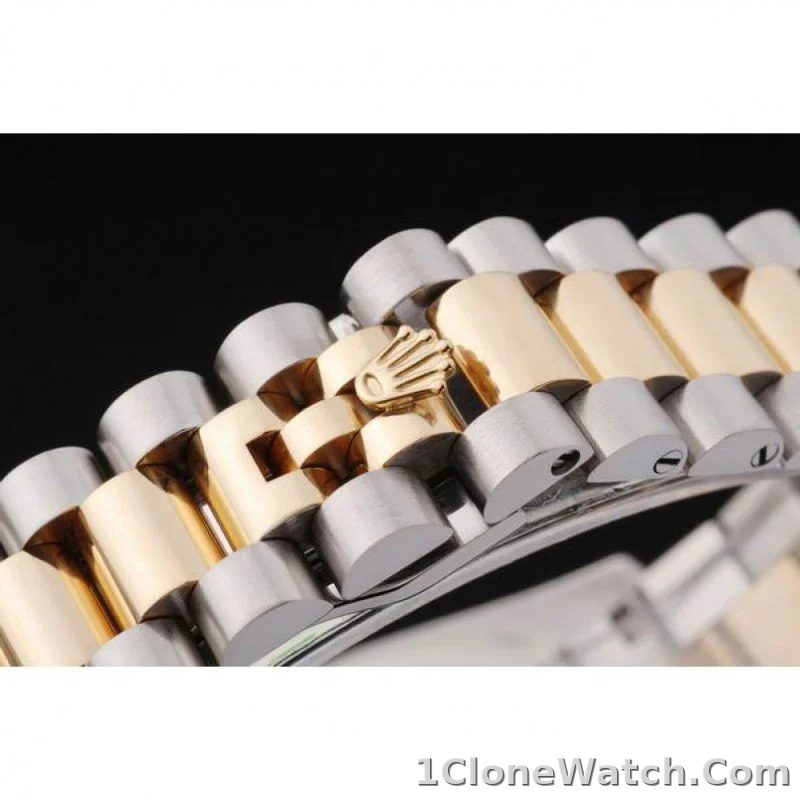 Superclone Rolex Datejust 36mm Gold Dial SRL40 - detail