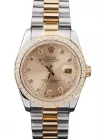 Superclone Rolex Datejust 36mm Gold Dial SRL40 - view 1