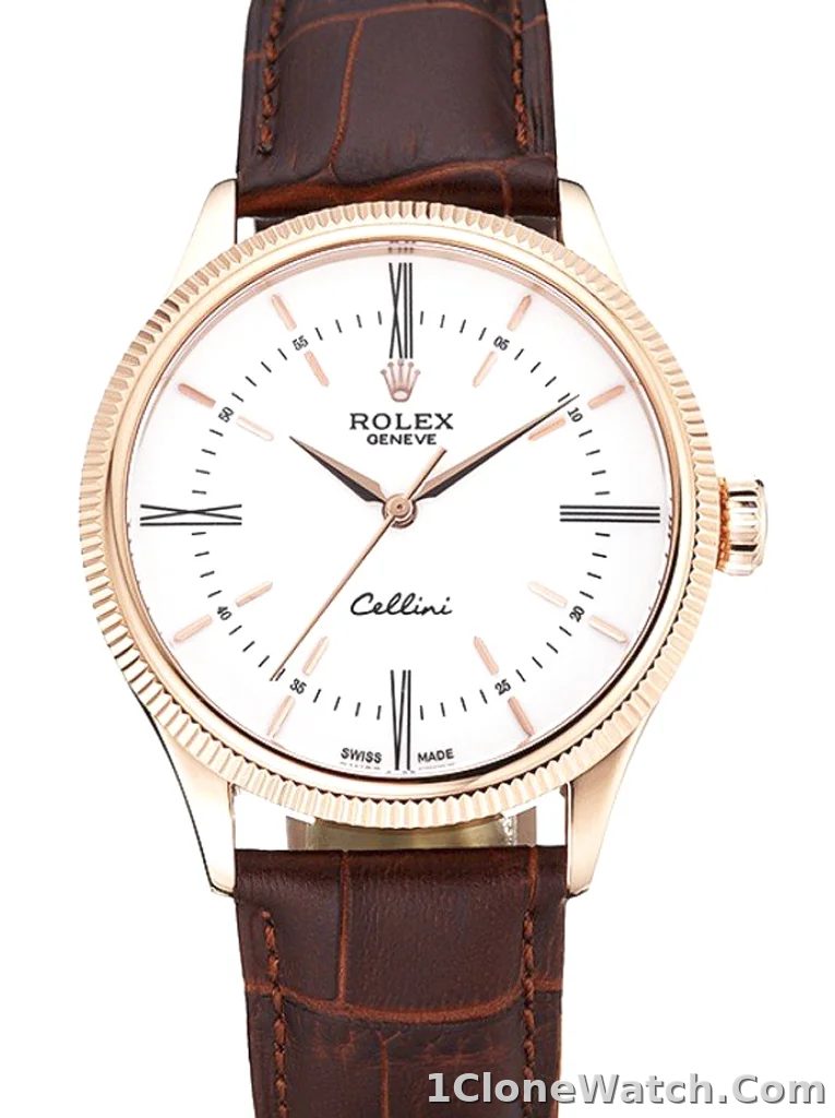 Superclone Rolex Cellini 39mm White Dial 622655