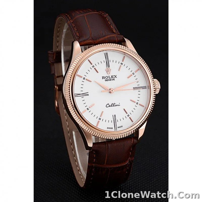 Superclone Rolex Cellini 39mm White Dial 622655 - detail