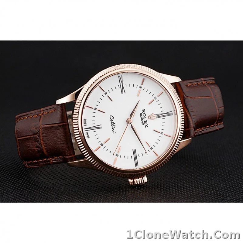 Superclone Rolex Cellini 39mm White Dial 622655 - detail