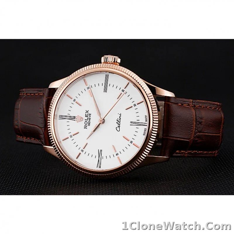 Superclone Rolex Cellini 39mm White Dial 622655 - detail