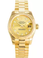 Rolex Datejust 26mm Gold Dial 179178 - view 1