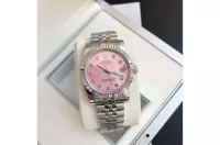 Couple Watches Rolex Datejust 36/28mm SS/SS Jub Pink/Dial - view 6