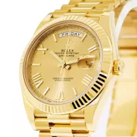 Superclone Rolex Day-Date 40 mm Roman Champagne Dial 228238 - view 3