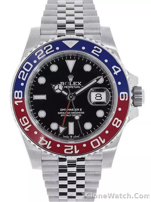 Rolex GMT-Master II 40mm 126710BLRO  Pepsi  Jubilee