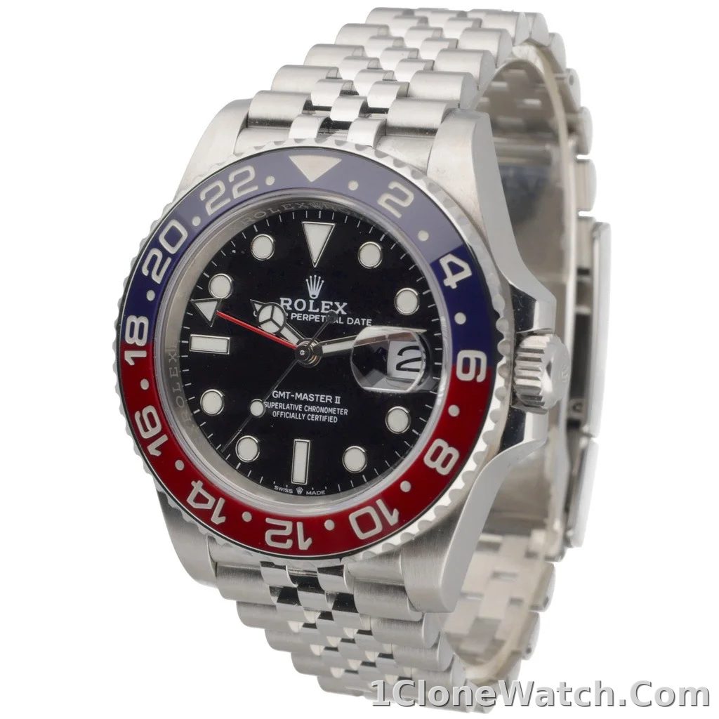 Rolex GMT-Master II 40mm 126710BLRO  Pepsi  Jubilee - detail