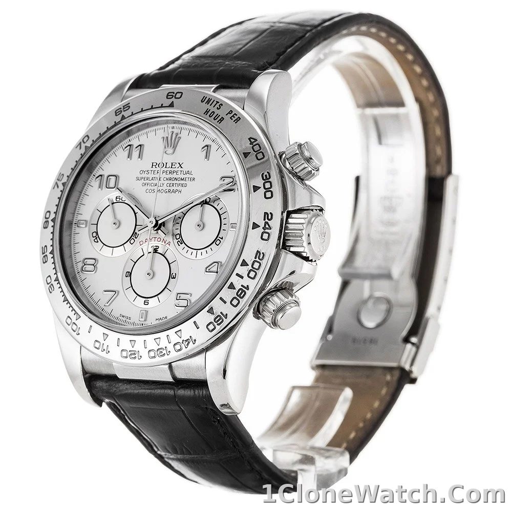 Rolex Daytona 40mm White Dial 16519 - detail