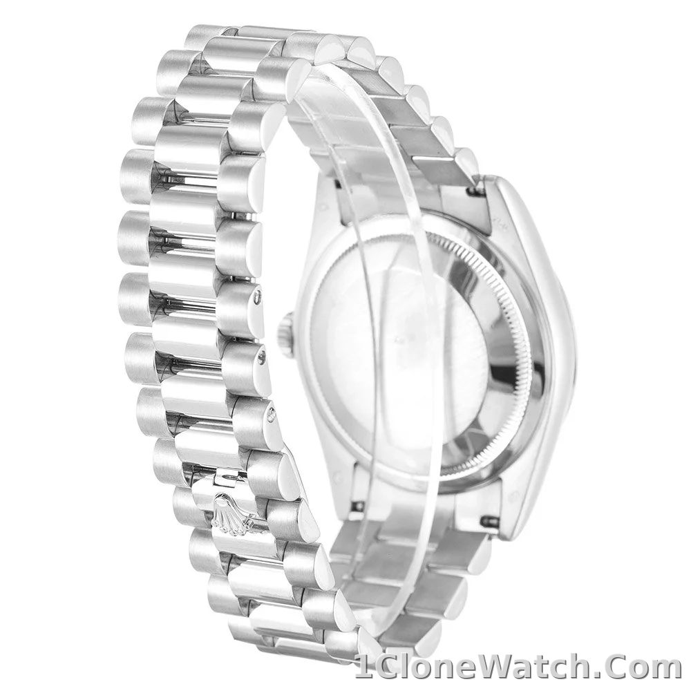 Rolex Day-Date 36mm Silver Dial 118209 - detail