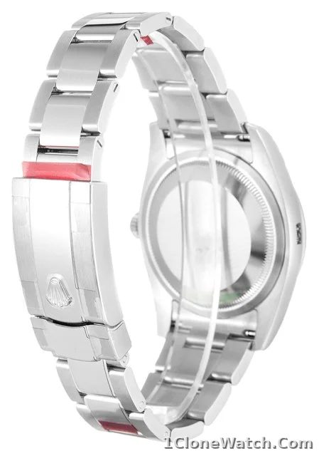 Rolex Datejust 36mm Mother of Pearl   Black Dial 116244 - detail