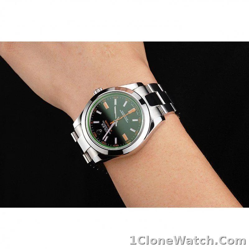 Superclone Rolex Milgauss 41mm Black Dial REP016836 - detail