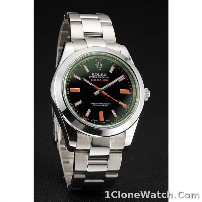 Superclone Rolex Milgauss 41mm Black Dial REP016836 - detail