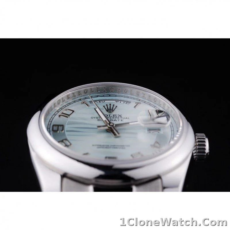 Rolex Day-Date 36mm Blue Dial 7470 - detail