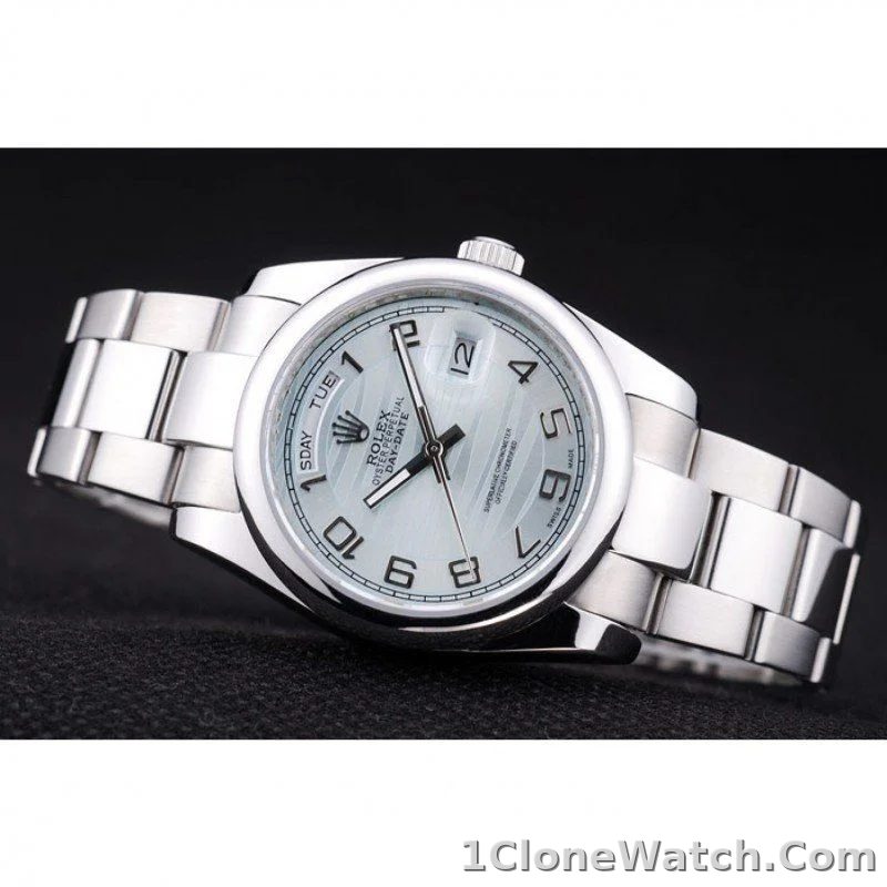 Rolex Day-Date 36mm Blue Dial 7470 - detail