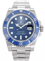 Rolex Submariner 40mm Blue Dial 116619LB  Smurf - view 1