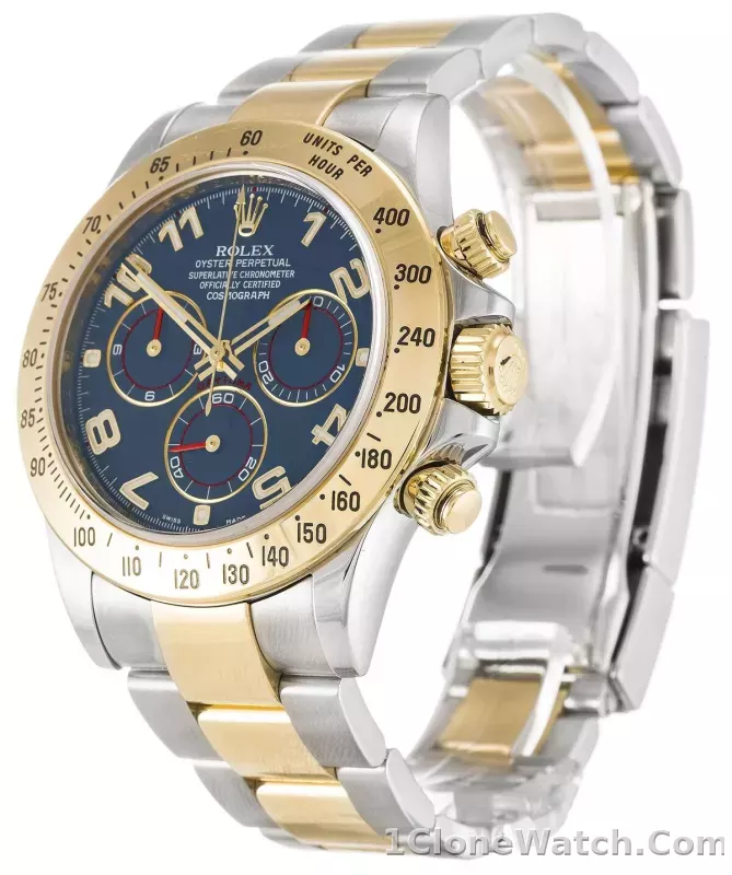 Rolex Daytona 40mm Blue Dial 116523 - detail