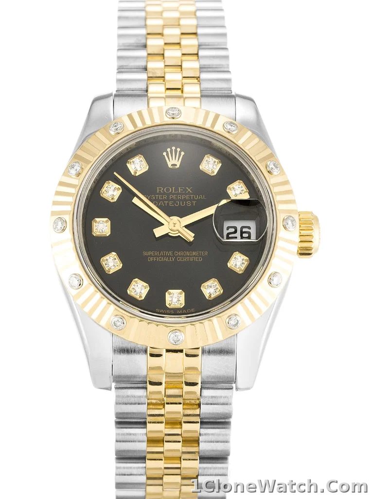 Rolex Lady-Datejust 26mm Champagne Dial 179313-3