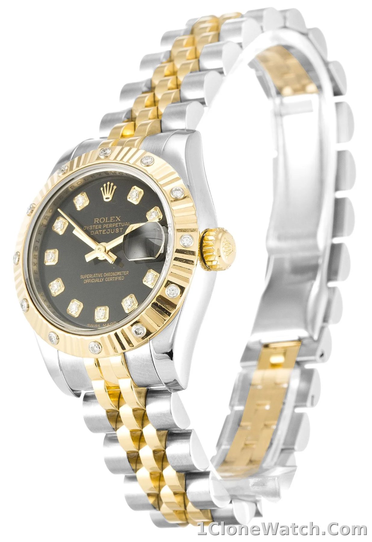 Rolex Lady-Datejust 26mm Champagne Dial 179313-3 - detail