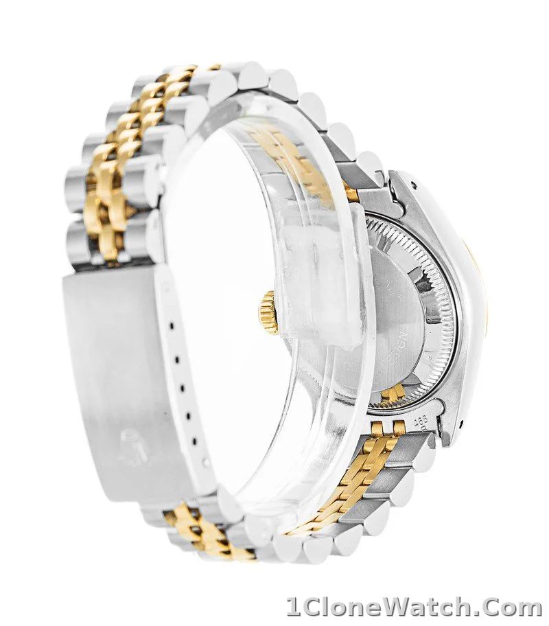 Rolex Datejust 26mm Gold Dial 69173 - detail