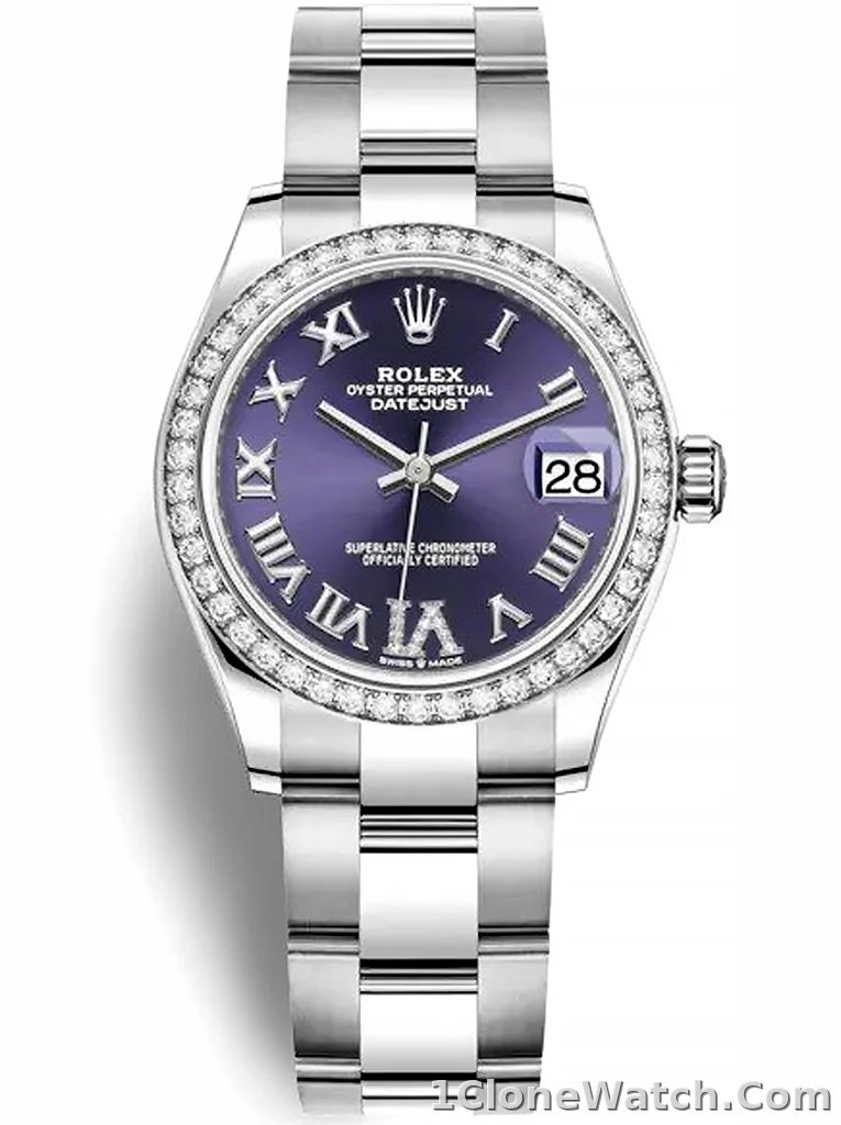 Rolex Datejust 31mm Aubergine Dial 278384RBR