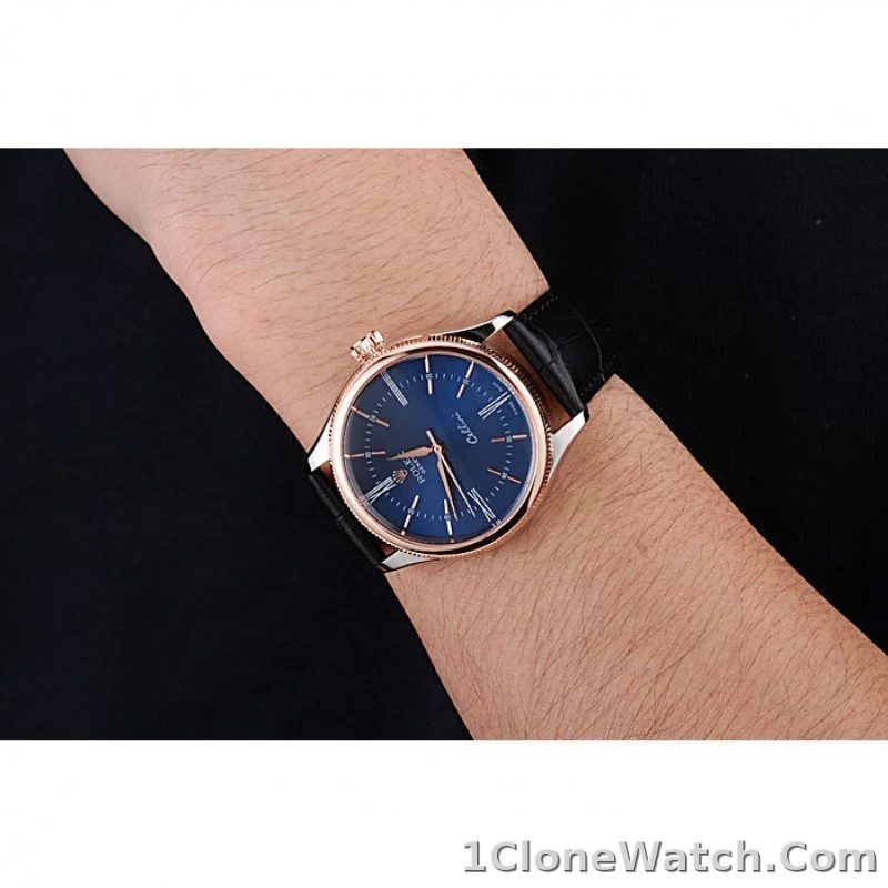 Rolex Cellini 40mm Blue Dial 622841 - detail
