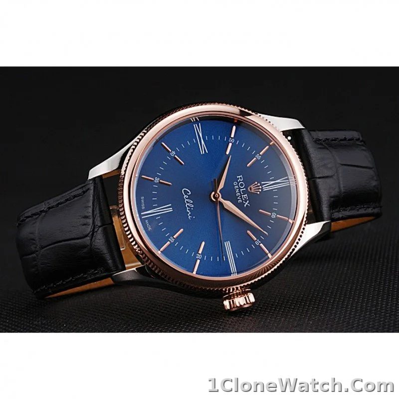 Rolex Cellini 40mm Blue Dial 622841 - detail