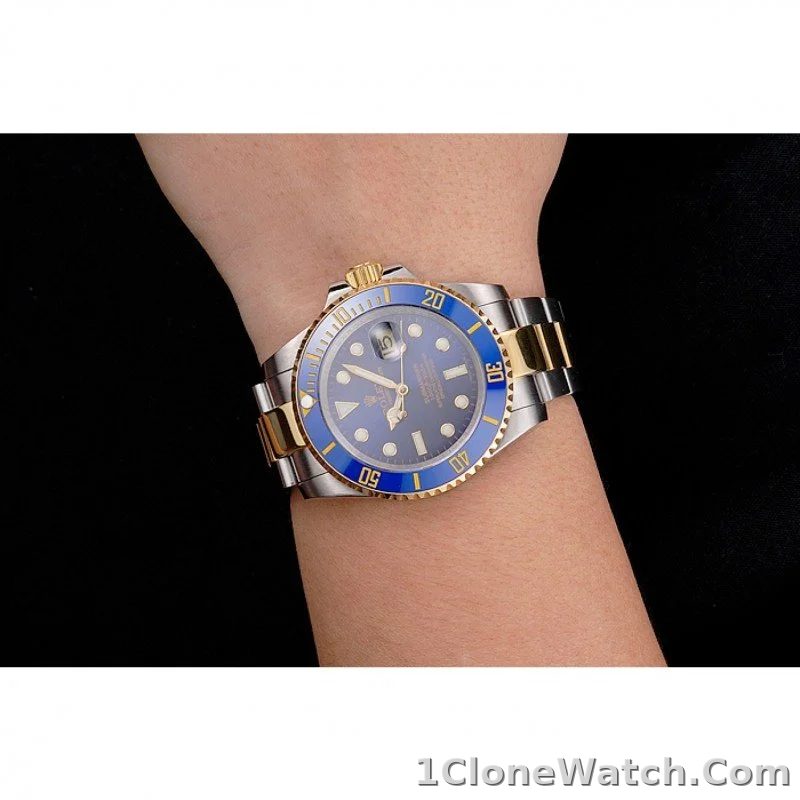 Superclone Rolex Submariner 41mm Blue Dial PR16233B - detail