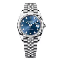 ROLEX DATEJUST BLUE DIAL STAINLESS STEEL 41MM SWISS REPLICA m126334.0015 - view 1