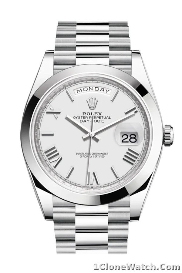 Rolex Day-Date 36mm 118206-0041 Men’s White Dial