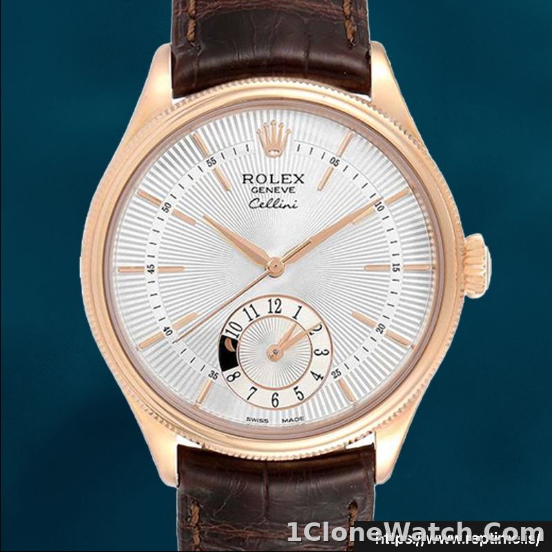Rolex Cellini 39mm Men’s m50525-0008 Silver Dial - detail