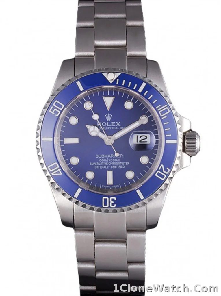 Superclone Rolex Submariner 40mm Blue Dial SRL50