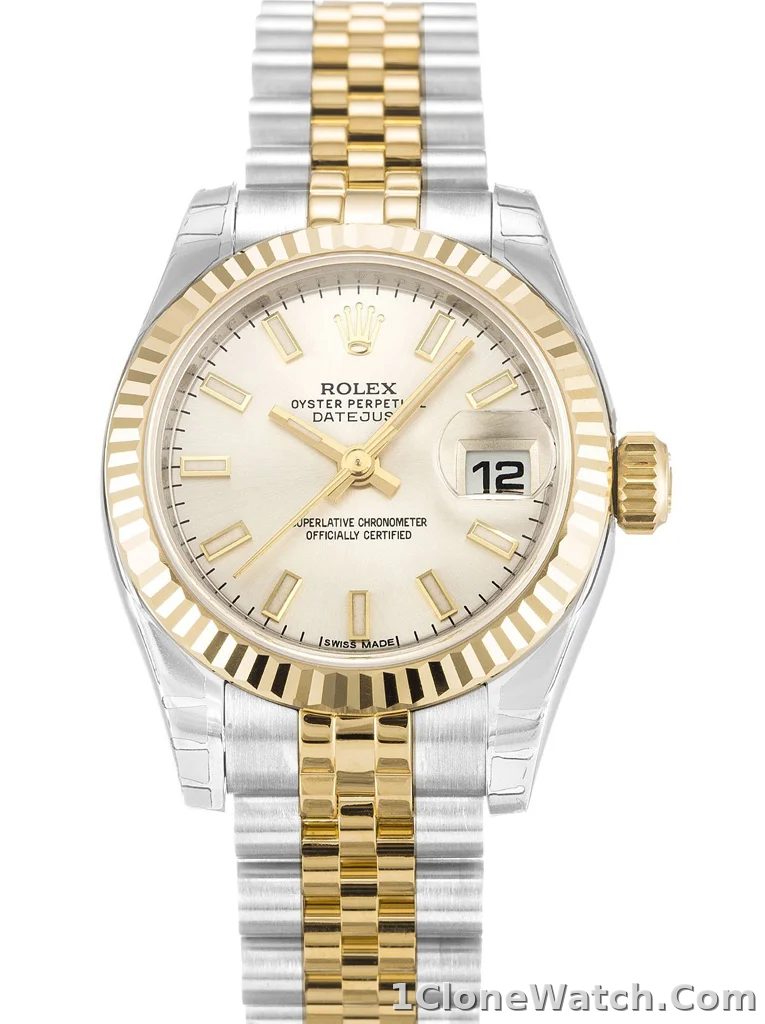 Rolex Lady-Datejust 26mm Silver Dial 179173-2