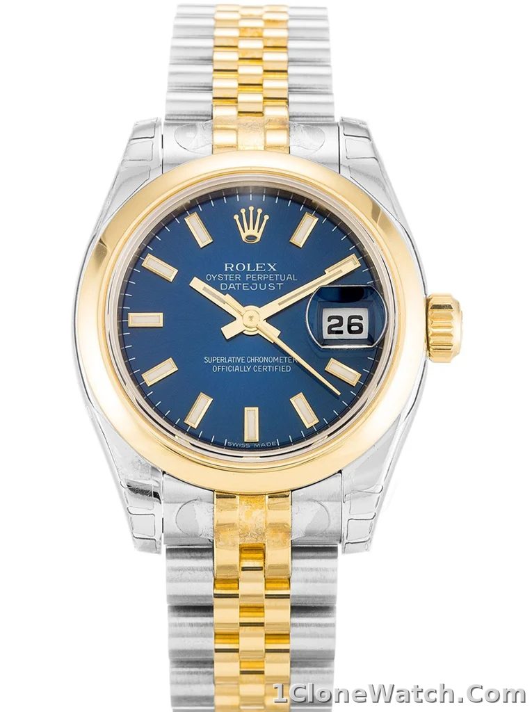 Rolex Lady-Datejust 26mm Blue Dial 179163