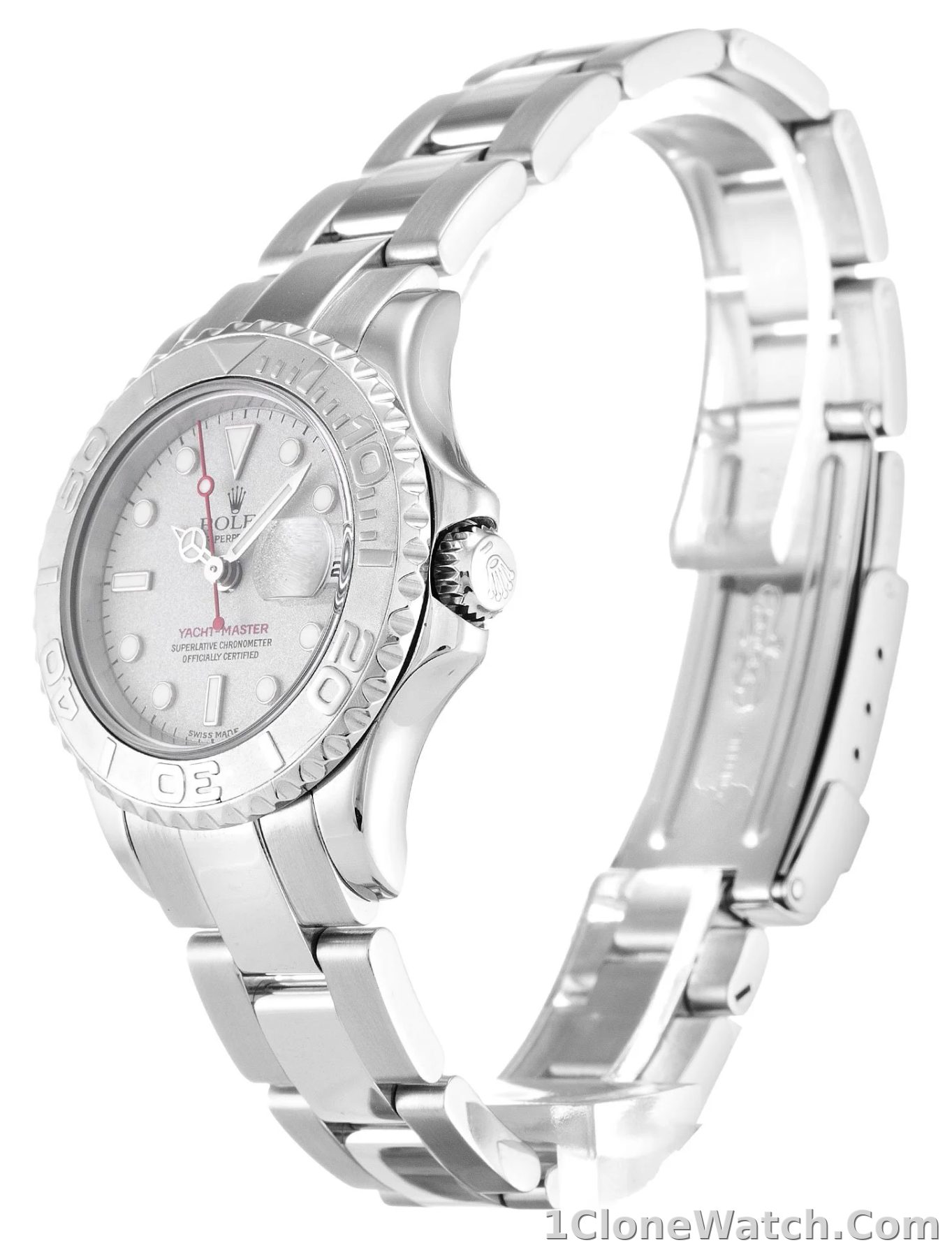 Rolex Yacht-Master 35mm Silver Dial 169622 - detail