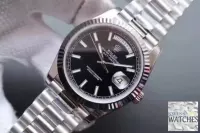 ROLEX DAY DATE BLACK DIAL SAPPHIRE CRYSTAL 41MM SWISS REPLICA 118239.1 - view 3
