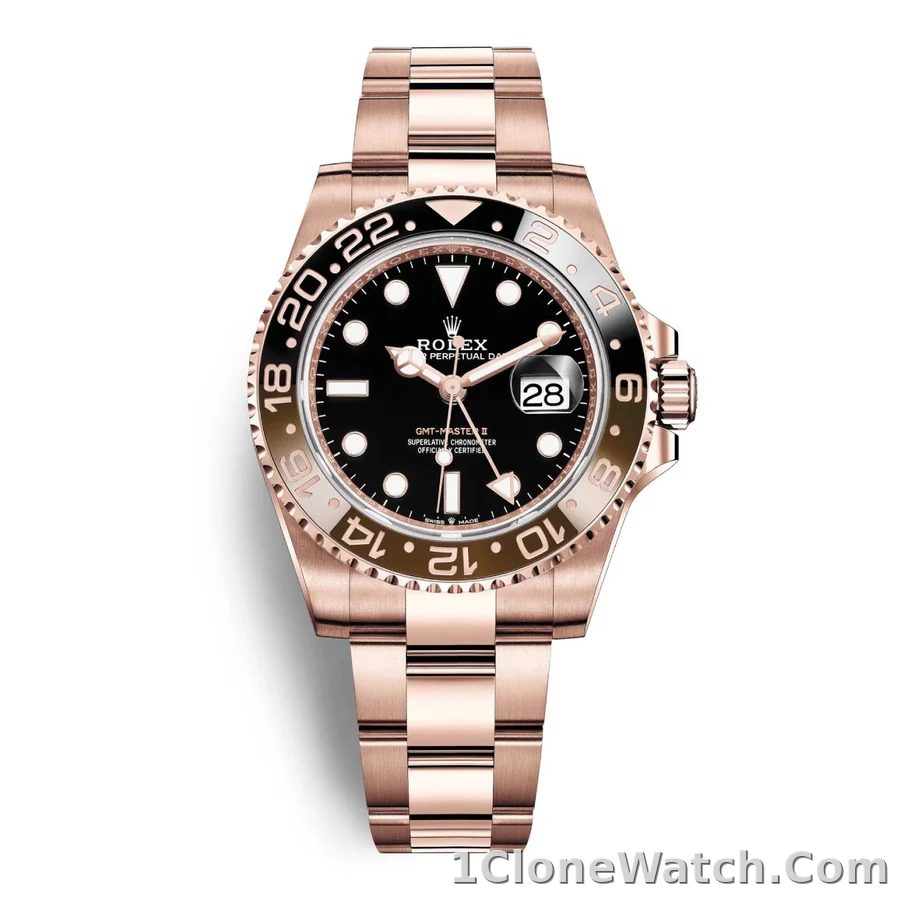 Rolex GMT-Master II Oyster 40 mm Everose gold 126715CHNR