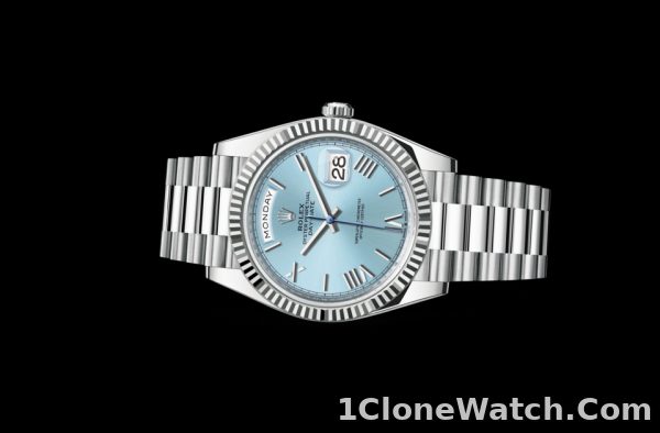 Rolex Day-Date 40 Oyster 40 mm platinum 228236 - detail