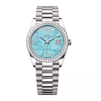 Rolex Day-Date 36 mm Turquoise Dial 128349RBR - view 1
