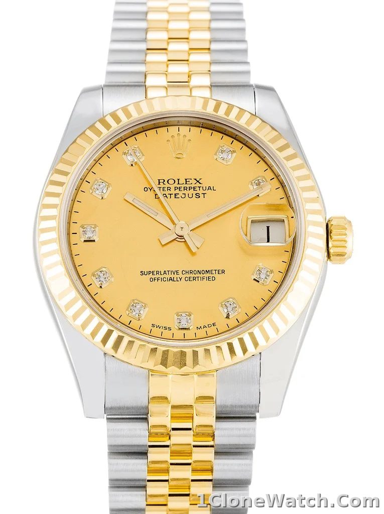 Rolex Lady-Datejust 31mm Champagne Dial 178273