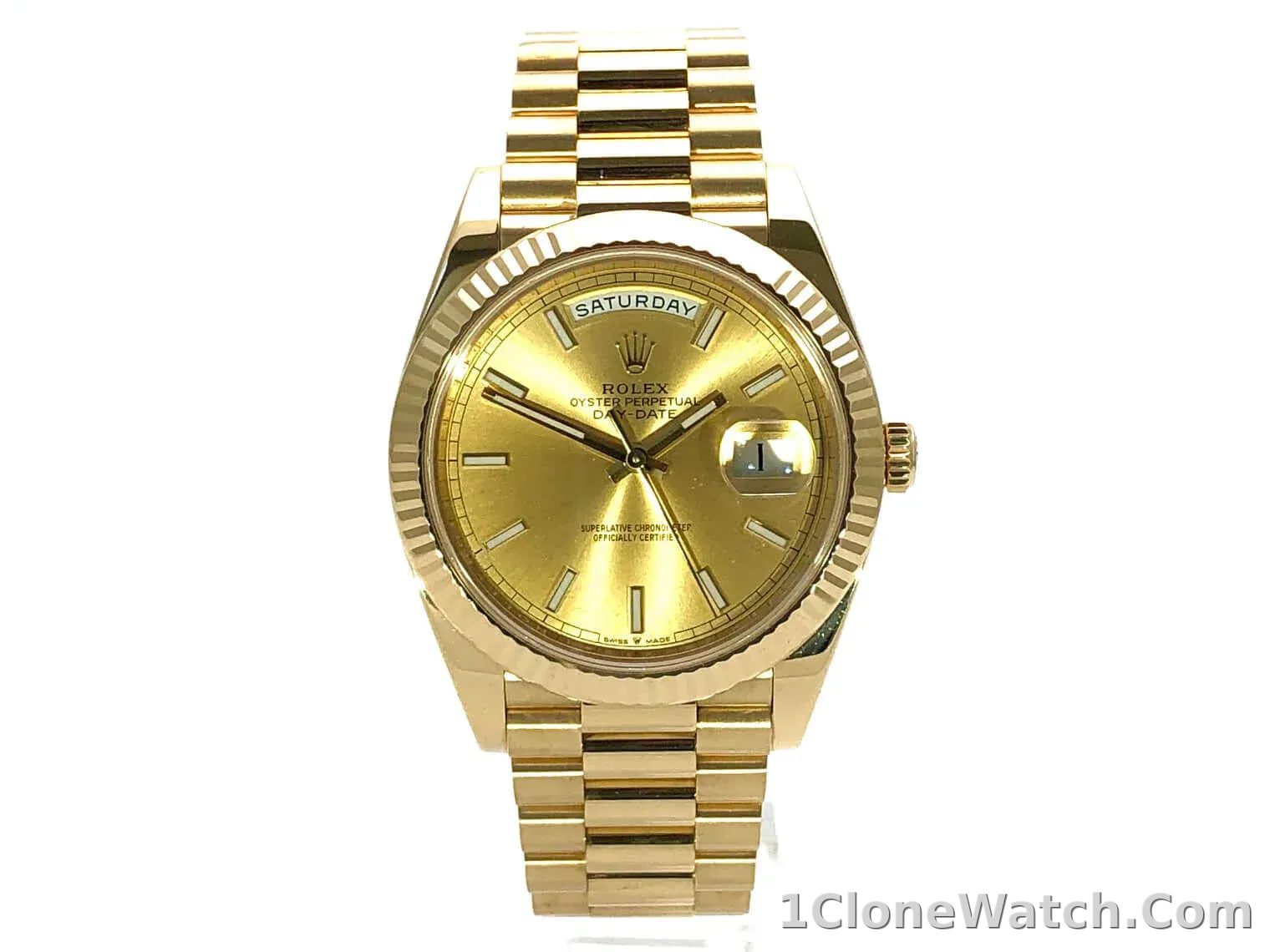 Rolex Day-Date II 40mm Champagne Dial 228238