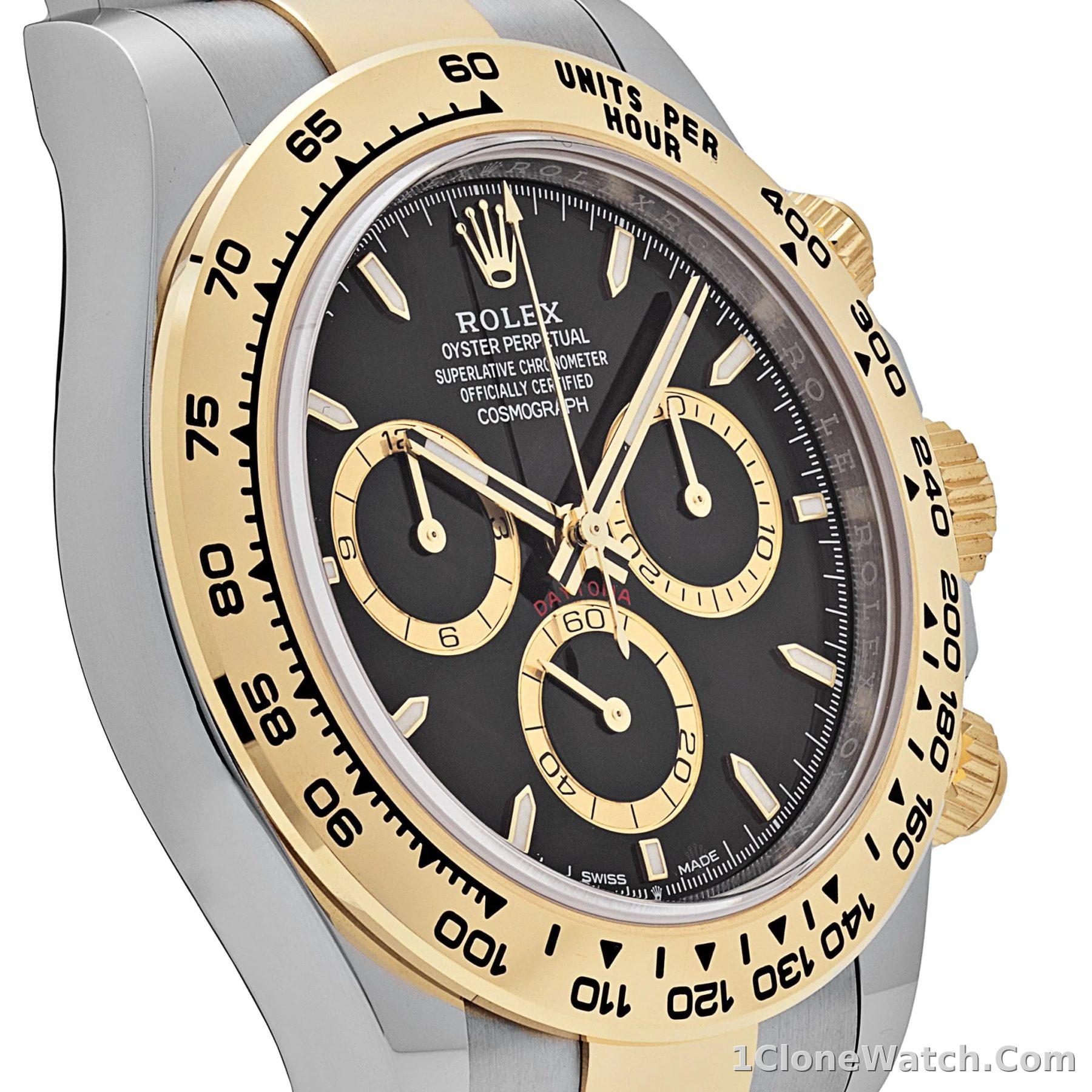 Superclone Rolex Daytona Black Dial 126503 - detail