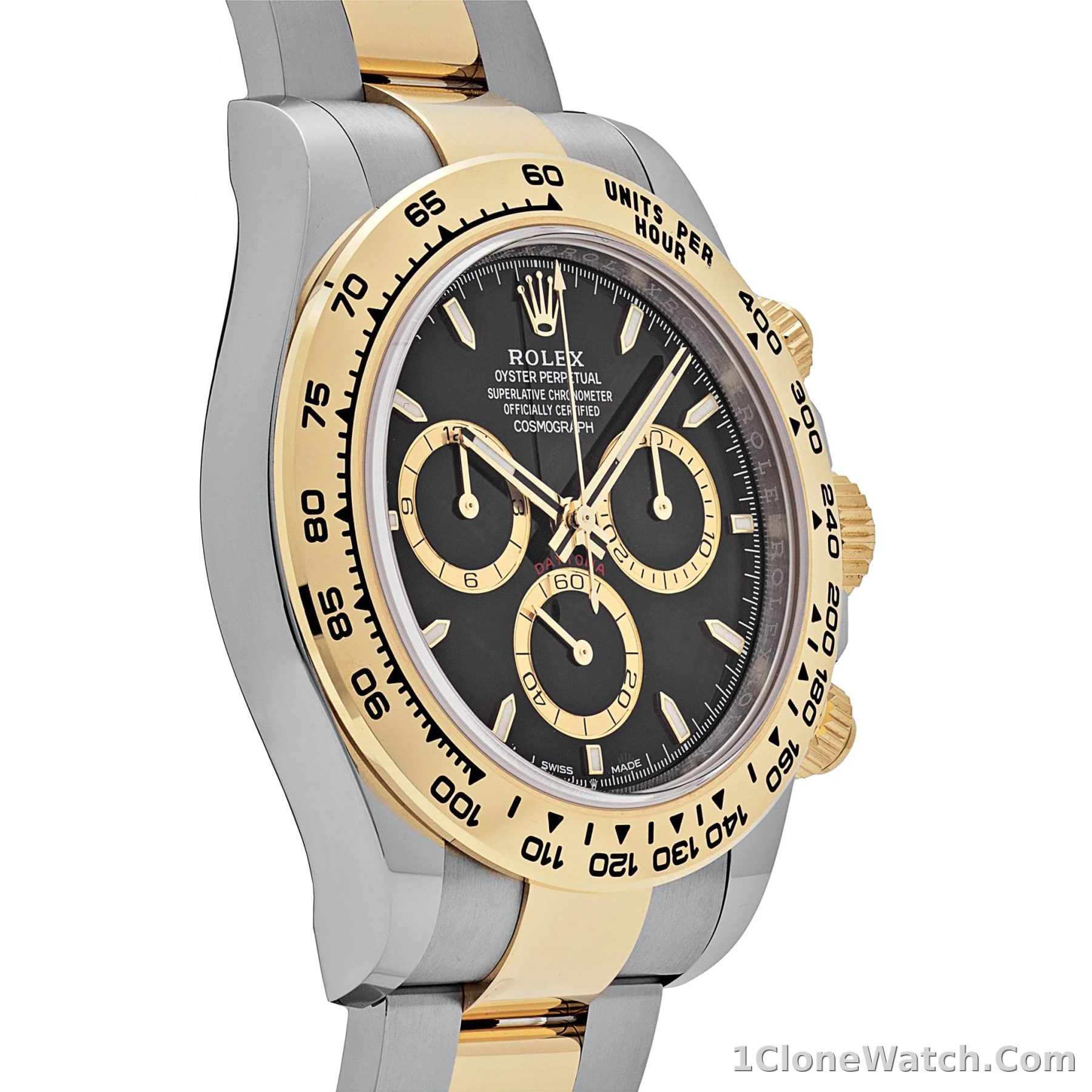 Superclone Rolex Daytona Black Dial 126503 - detail